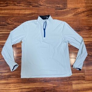 Greyson Nash Half-Zip Sweatshirt Summer Aqua Medium